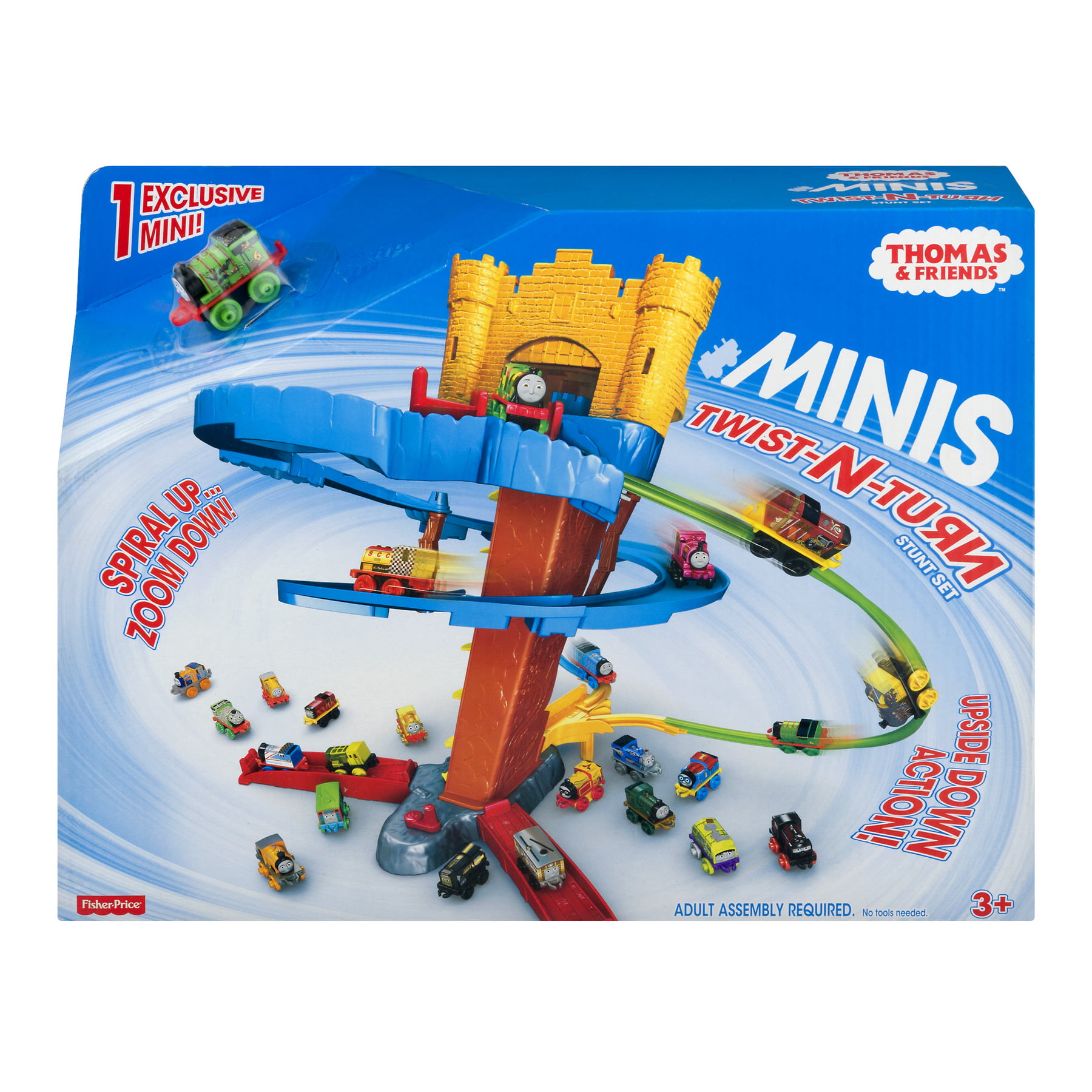Thomas & Toy Minis Friends Steelworks Stunt Set TRACK & TRENO PLAYSET NUOVO 