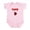 Petal Pink, variant on CafePress - Caddy Infant Bodysuit - Baby Light Bodysuit, Size Newborn - 24 Months