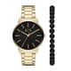 thumbnail image 1 of Conjunto de regalo reloj + pulsera A｜X ARMANI EXCHANGE tono dorado, 1 of 5