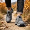 thumbnail image 6 of CHICVOMEY Men's Rotary Knob Quick Lace Hiking Shoes Breathable Mesh No Tie Outdoor Shoes Non-Slip Shock Absorption Low Top Trekking Shoes for Men Work Casual Trail Running, 6 of 8
