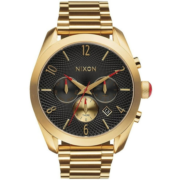 Nixon Nixon Women's Bullet Chronograph GoldTone Watch A366510