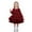 Red, variant on vigerkar Toddler Girl Dress Ruffle Ribbed Knit Long Sleeve Dresses A-Line Swing Fall Winter Bowknot Casual Cake Dress (Purple, 11-12 Years)