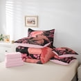 thumbnail image 6 of Erosebridal Brown Funny Capybara 7-Piece Twin Bedding Sets,Japanese Style Pink Cherry Blossom Bedding Comforter Set For Capybara Lovers ,Reversible Pink, 6 of 7