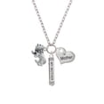 thumbnail image 2 of Delight Jewelry Silvertone 3-D Lion Always My Mother Bar Zoe Necklace, 2 of 4