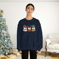 thumbnail image 5 of Womens Christmas Chicken Sweatshirt, Women Sweatshirts, Funny Chicken Gifts, 5 of 5