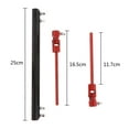 thumbnail image 4 of Barra de enlace de Pedal de eje de transmisión de doble tambor de material acero varilla de transmisión de varillaje de bricolaje reemplazo de piezas de instru Baoblaze Enlace de pedal de batería, 4 of 6