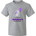 thumbnail image 3 of Inktastic I Support Alzheimer's Awareness Elephant with Purple Balloon Youth T-Shirt, 3 of 5