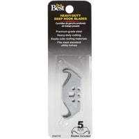 ALLWAY TOOLS Do it Best Heavy-Duty Deep Hook Utility Knife Blade, Case of 8