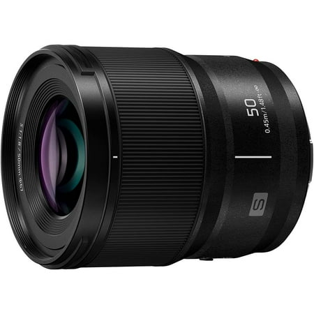 Panasonic - LUMIX S Series Camera Lens, 50mm F1.8 L-Mount Lens for Mirrorless Full Frame Digital Cameras, S-S50 - Black