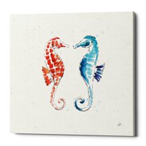 Epic Graffiti  'Maritime IX' by Daphne Brissonnet, Giclee Canvas Wall Art, 12"x12" 26" x 26"