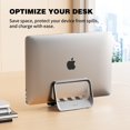 thumbnail image 4 of Soporte para portátil AFOOYO Vertical Ajustable Gravity Lock Gris, 4 of 7