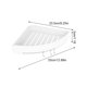 thumbnail image 4 of Inteprter Estante de pared para baño, Gel de ducha, herramienta de baño, almacenamiento, estante de drenaje montado en la pared, soporte para Juegos de accesorios de baño Blanco, 4 of 6