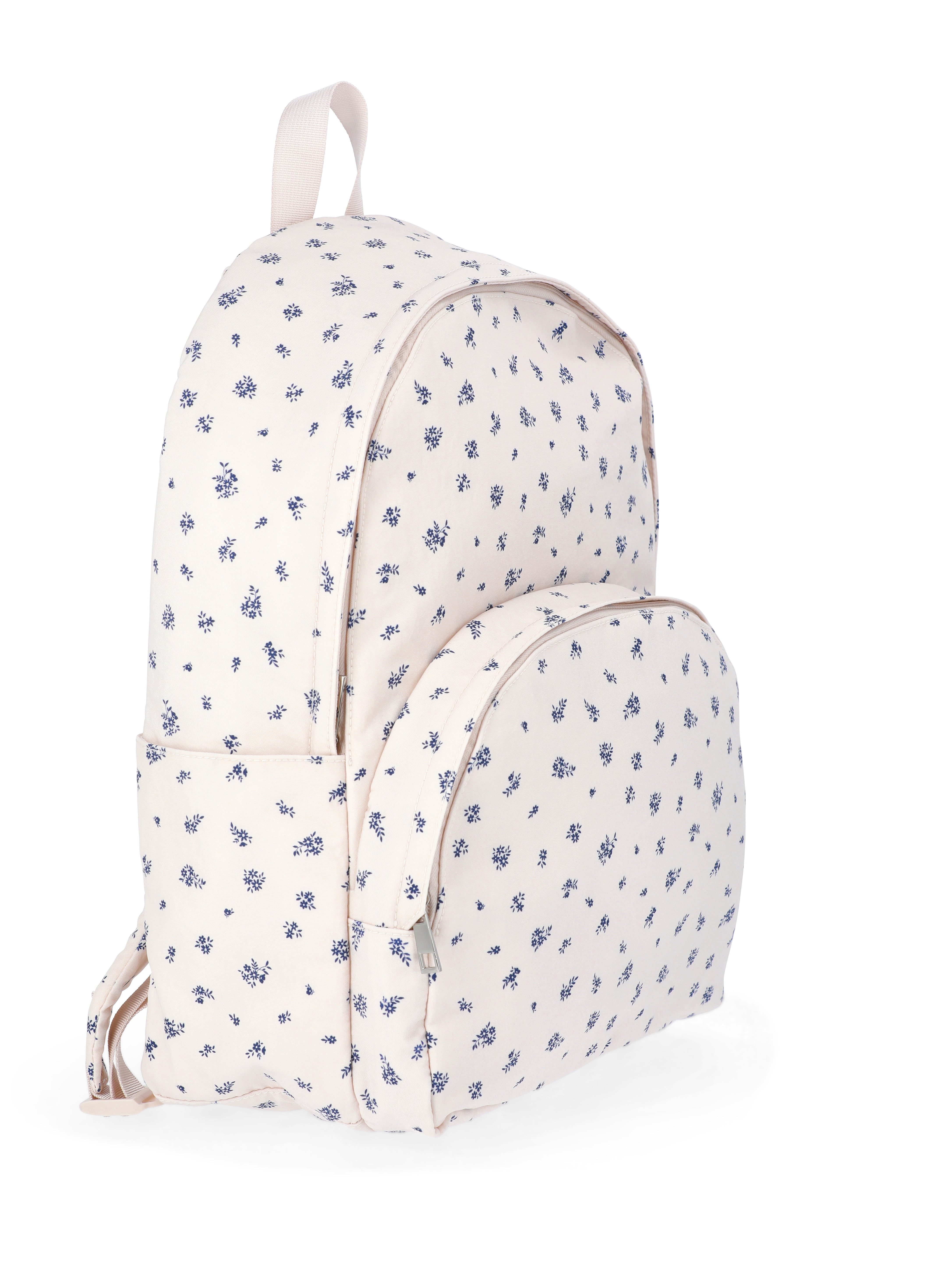 No Boundaries Women's Dome Backpack, Off-White Ditsy Floral