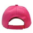 thumbnail image 5 of 36 Pack Wholesale Baseball Cap Bulk Plain Blank Hat Adjustable Size Hot Pink, 5 of 7