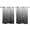 Black, variant on Sage Green Kitchen Curtains 63 Inch Length, Floral Stripe Gradient Simple Branch Texture Grommet Top Bedroom Living Room Curtains, Light Filtering Cafe Curtain Drapes 2 Panels Set 104''x63''