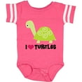 thumbnail image 3 of Inktastic I Love Turtles Cute Kids Boys or Girls Baby Bodysuit, 3 of 5