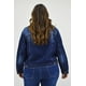 thumbnail image 3 of Chamarra denim clásica Tallas Extras, 6476 (Dark) azul 40 Roman Fashion CH-BAL-6476-DARK, 3 of 7
