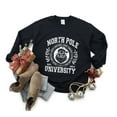 thumbnail image 2 of North Pole University Distressed | Sweatshirt, 2 of 6