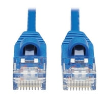 Tripp Lite Cat6a 10g Snagless Molded Slim UTP Ethernet Cable (RJ45 M/M), Blue, 20 Ft. - Patch Cable, Stranded - Blue