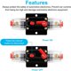 thumbnail image 5 of Portafusibles de CC de 12 V-24 V, disyuntor de audio, portafusibles estéreo para automóvil, reinicio manual 60A, 5 of 5