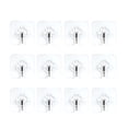 thumbnail image 1 of Miangastore Transparent Wall Hanging Hanger 20Set Abs Material Water And Oil Proof, 1 of 8