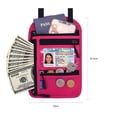 thumbnail image 2 of Soidarity Bolsa multifuncional para pasaporte con cuello colgante, bandolera RFID, bolsa de almacenamiento de un solo hombro, funda protectora para Ropa Deportiva, Zapatos Soidarity OD008936-00, 2 of 6