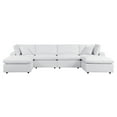 thumbnail image 2 of Modway Commix Sectionnel de Mobilier de Patio Extérieur Sunbrella 6 Pcs, Blanc, 2 of 10
