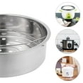 thumbnail image 5 of TAILTOSS 1Pc Round Stainless Steel Steaming Rack for Rice Cookers with Even Heat Distribution, 5 of 5