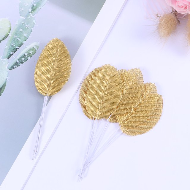 IFANLANDOR 20Ud Follaje Falso Dorado Para Decorar Mesas Y Ambientes De O Comedor