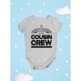 thumbnail image 3 of Cousin Crew New Addition Bodysuit Infant -Smartprints Designs,  24 Months, 3 of 4