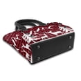 thumbnail image 3 of Lsque Christmas Buffalo Plaid Pattern Leather Rivet Shoulder Bag – Elegant Genuine Leather & Microfiber PU Crossbody with Detachable Adjustable Strap, 3 of 5