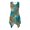 Gradient Color Leopard Print, variant on HELLHERO Sundress, Gradient Color Leopard Print Side Pockets Sleeveless Sundress, Pleated Round Neck Summer Sleeveless Dress for Beach Vacation Festival Party