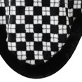 thumbnail image 4 of Fewfanhot Faux Fur Trim Plaid Print Poncho Cape, Thick Warm Fleece Lined Wrap Shrug Coat for Women Fall Winter, 4 of 5