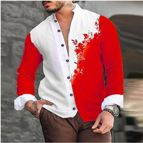 Camiseta suave y cómoda con estampado gráfico de piel de serpiente en HD, traje de solapa con botones, camiseta colorida retro popular de moda para hombres