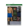 thumbnail image 7 of Fruit of the Loom Men's Exposed Waistband Woven Boxers, Extended Sizes, 4 Pack, 7 of 7