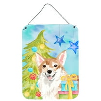 Corgi Christmas Wall or Door Hanging Prints