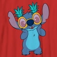 thumbnail image 2 of Boy's Lilo & Stitch Pineapple Glasses Stitch Graphic Tee Red Medium, 2 of 4