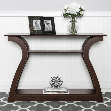 Best Choice Products 47in 3-Shelf Modern Decorative Console Accent Table Furniture for Entryway, Living Room, (Best Way To Soften Rock Hard Brown Sugar)