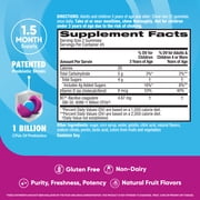 Digestive Advantage Daily Probiotic Gummies, Natural Superfruit Flavors, Helps Protein Absorption, Supports Immune Health, Gut Health, 90 Gummies