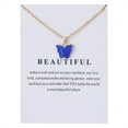 thumbnail image 5 of Jacenvly Heart Necklaces For Women Sweet Necklace Acrylic Color Clavicle Chain Necklace Glow Necklaces Sky Blue, 5 of 6