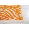 thumbnail image 4 of Nourison Aloha Indoor/Outdoor Orange 3'6" x 5'6" Area Rug, (4x6), 4 of 7