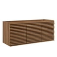 thumbnail image 2 of Modway Render 48" Double Sink Compatible (Not Included) Bathroom Vanity Cabinet in Walnut, 2 of 8