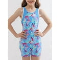 thumbnail image 3 of Charmo Girls One Piece Swimsuit Boyleg Athletic Bathing Suit Training Swimwear Size 8-16, 3 of 9