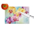 thumbnail image 5 of Orchids in Watercolor Glass Cutting Board Large 12 in x 15 in, 5 of 5