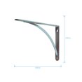 thumbnail image 2 of Style Selections 9.06-Inches L x 0.98-Inches W x 6.54-Inches D White Shelf bracket, 2 of 6