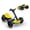 Yellow, variant on QINGYI Electric Drift Go Kart, Dual 390W Motors, Max 4 MPH, Drift Rear Tires, UL2272 & CPC Certified, Ride On Car for Kids 6+, Holds up to 120 lbs,Red