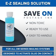 Save On Postage Ink Compatible PB E-Z Seal Sealing Solution - Sealing Solution for DM Series Mailing System - Compatible PB E-Z Seal Sealing Solution 4oz Bottle (3-Pack)