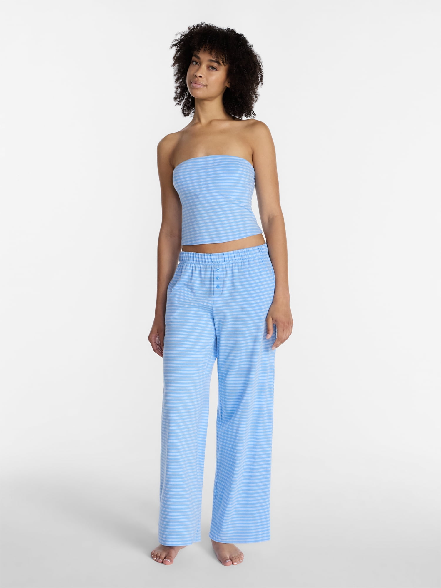 No Boundaries Cloud Core Sleepwear Tube Top, Women’s and Women’s Plus XXS-3X