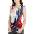 thumbnail image 2 of Rachel Roy Womens Abstract Knit Blouse, Multicoloured, X-Large, 2 of 2