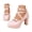 Pink, variant on Mary Jane Shoes Women Platform Chunky Block High Heels Comfortable Flower Strappy Dress Pumps for Party Wedding Size 6-9 Beige